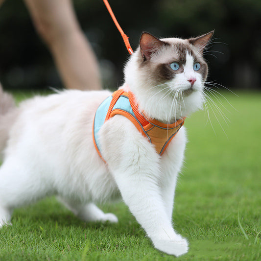 Anti Escape Reflective Cat Harness Leash