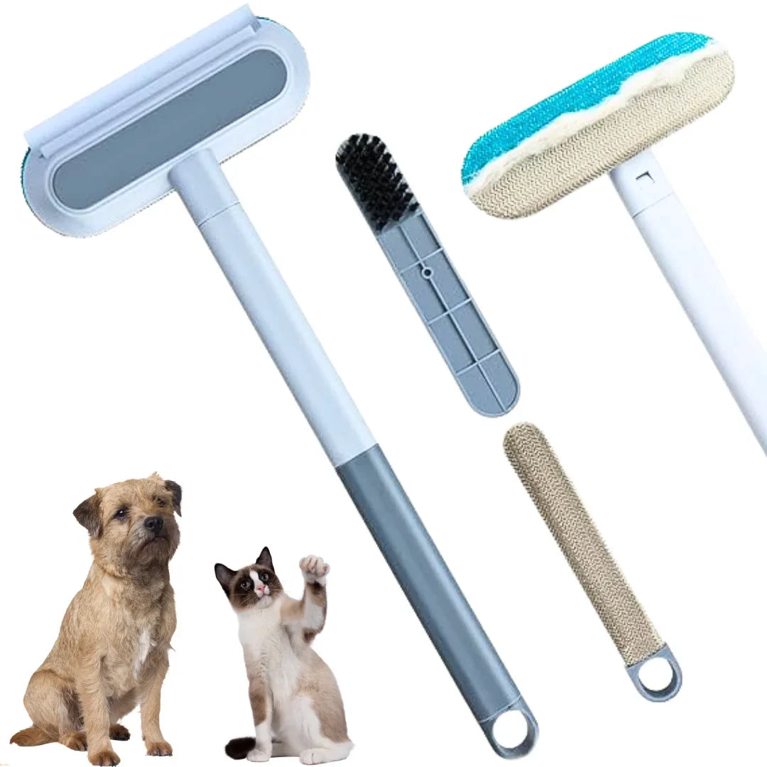 FurEase Flex™ - Pet Hair Cleaning Brush with Squeegee for Pet Parents