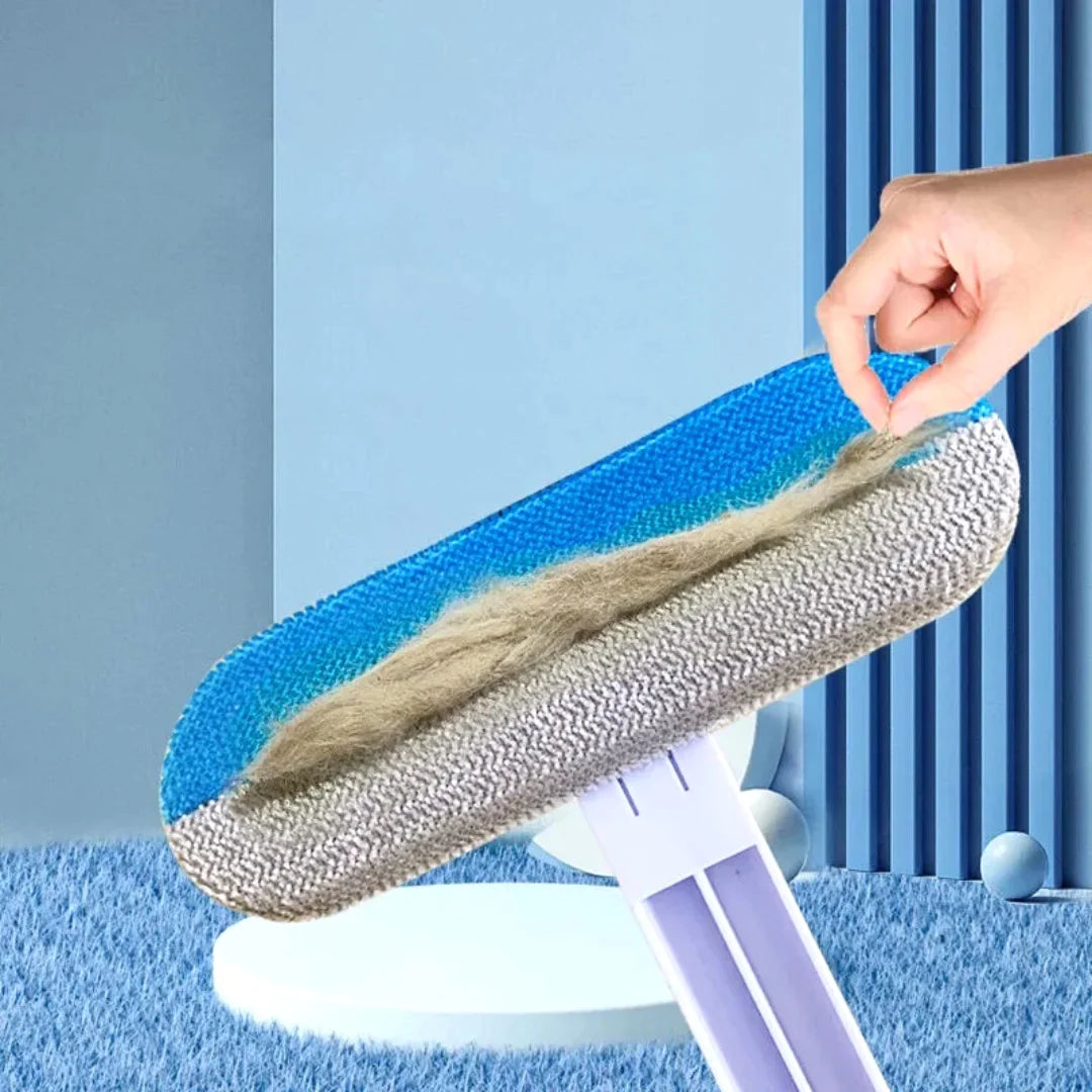 FurEase Flex™ - Pet Hair Cleaning Brush with Squeegee for Pet Parents