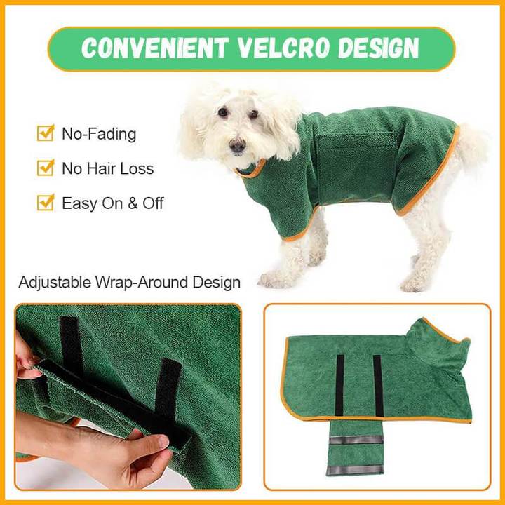 Wagswonder™ Super Absorbent Pet Bathrobe