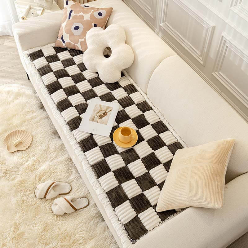 WagsWonder™ Stylish Cream-Colored Pet Mat for Beds and Couches