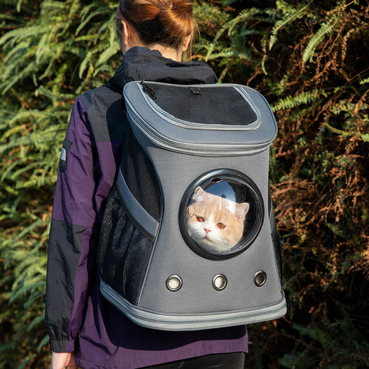 Space Capsule Transparent Breathable Pet Carrier Backpack