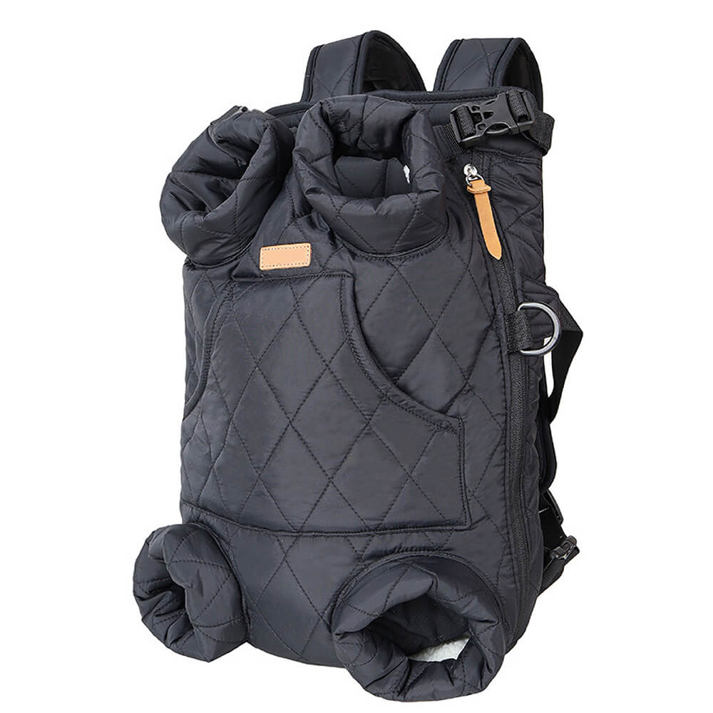 Winter Thickened Warm Hands Free Portable Travel Pet Dog Carrier Backpack