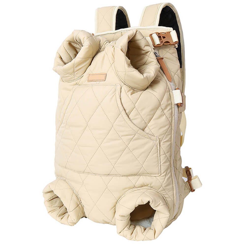 Winter Thickened Warm Hands Free Portable Travel Pet Dog Carrier Backpack