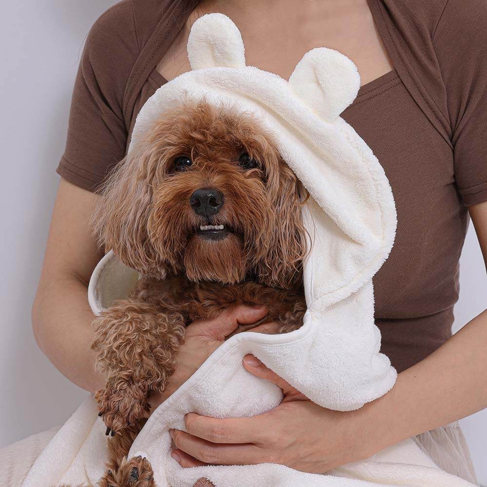 Hooded Dog Towel - Critters