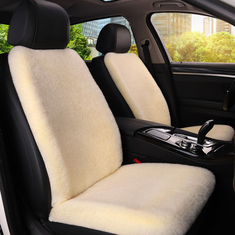 Warm Plush Universal Human Dog Car Seat Cover