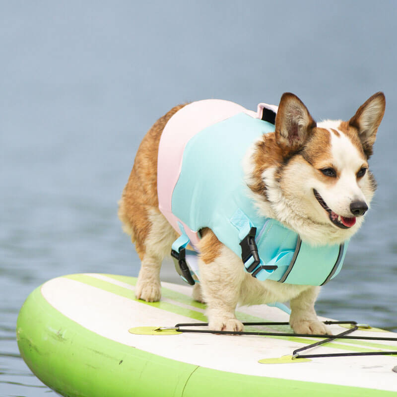 Adjustable Floatation Vest Dog Harness Dog Life Jacket