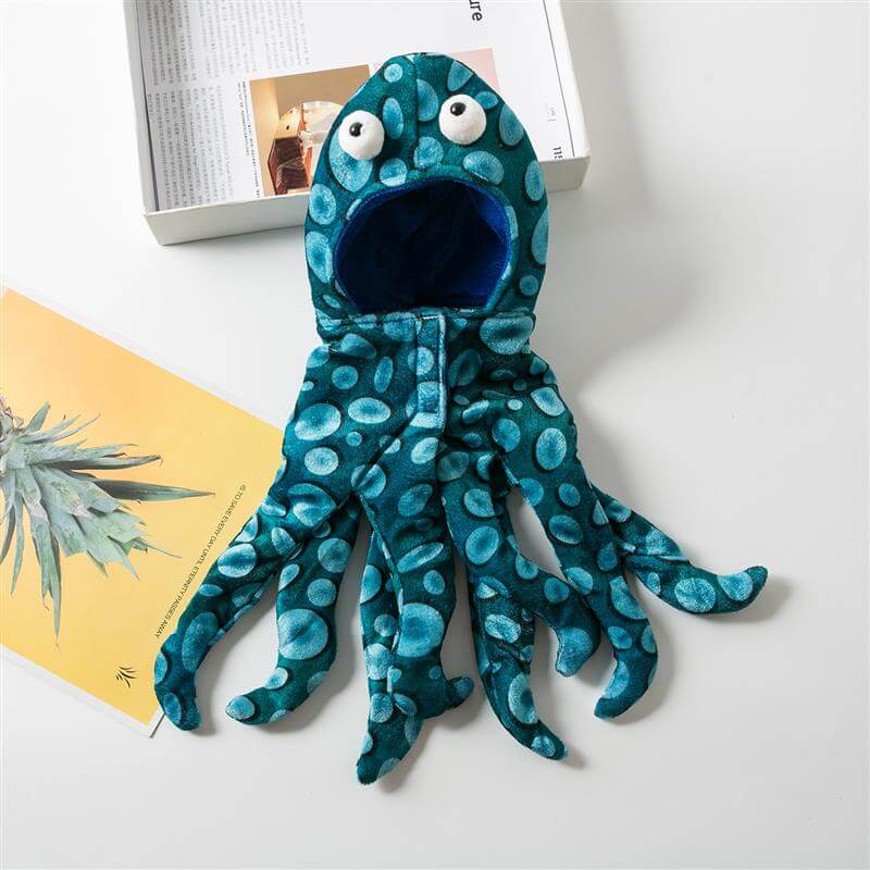 Halloween Pet Transformation Costume Spoof Octopus Dog Costume