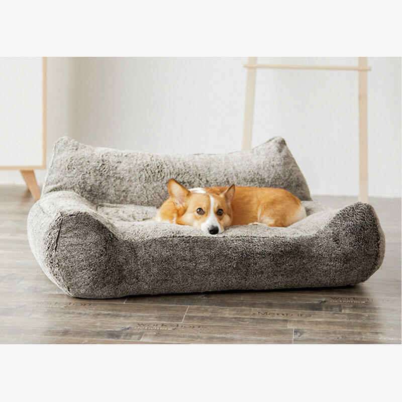 Large Cosy Plush Dog Sofa Bed