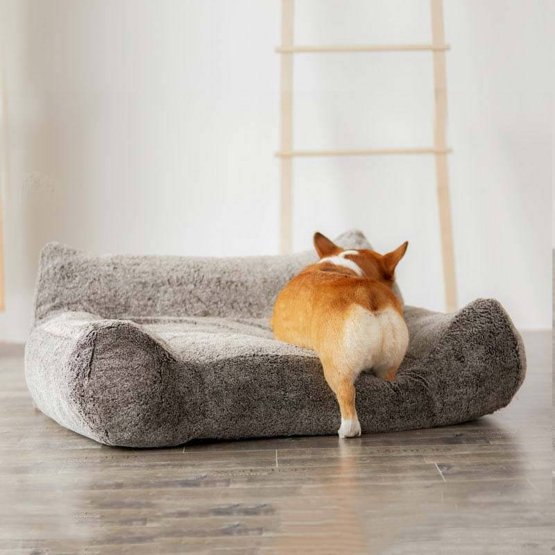 Large Cosy Plush Dog Sofa Bed