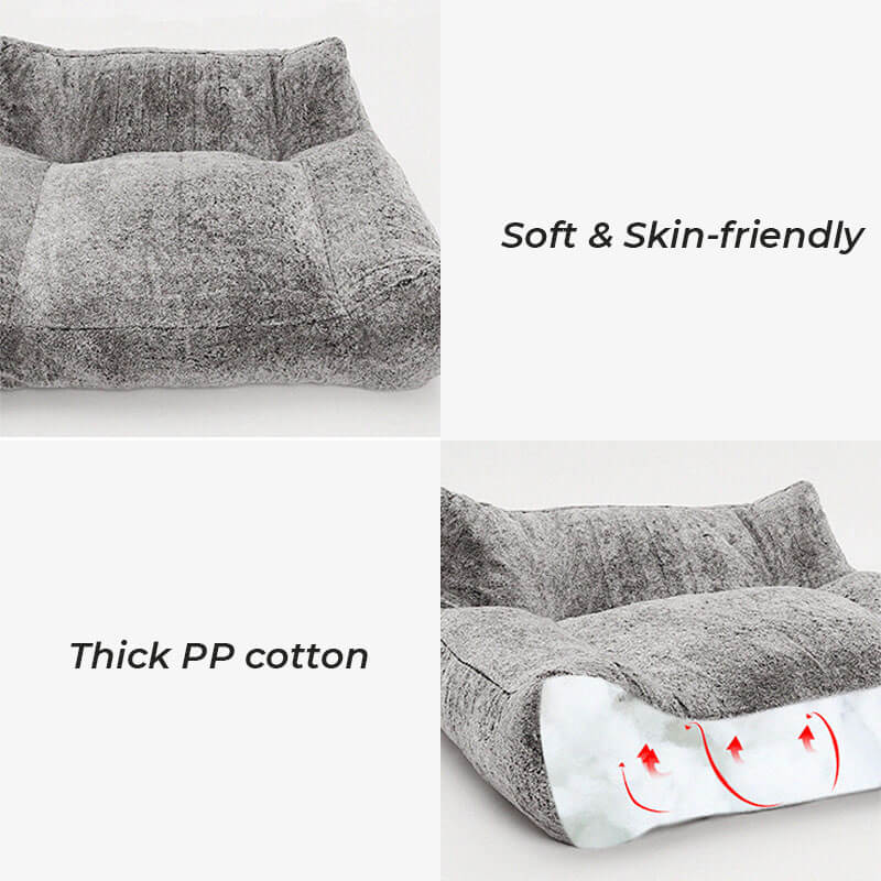 Large Cosy Plush Dog Sofa Bed