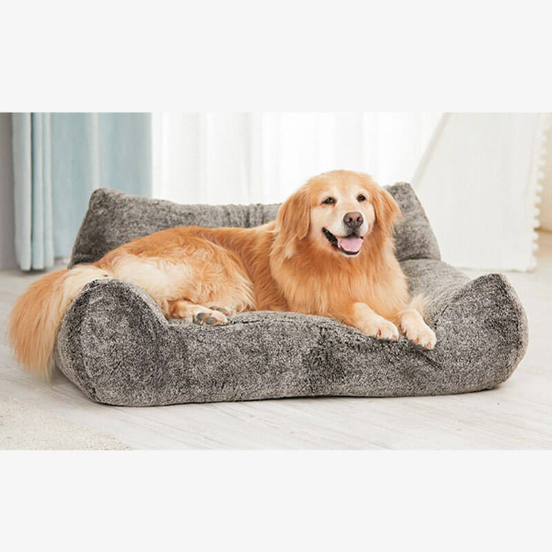 Large Cosy Plush Dog Sofa Bed