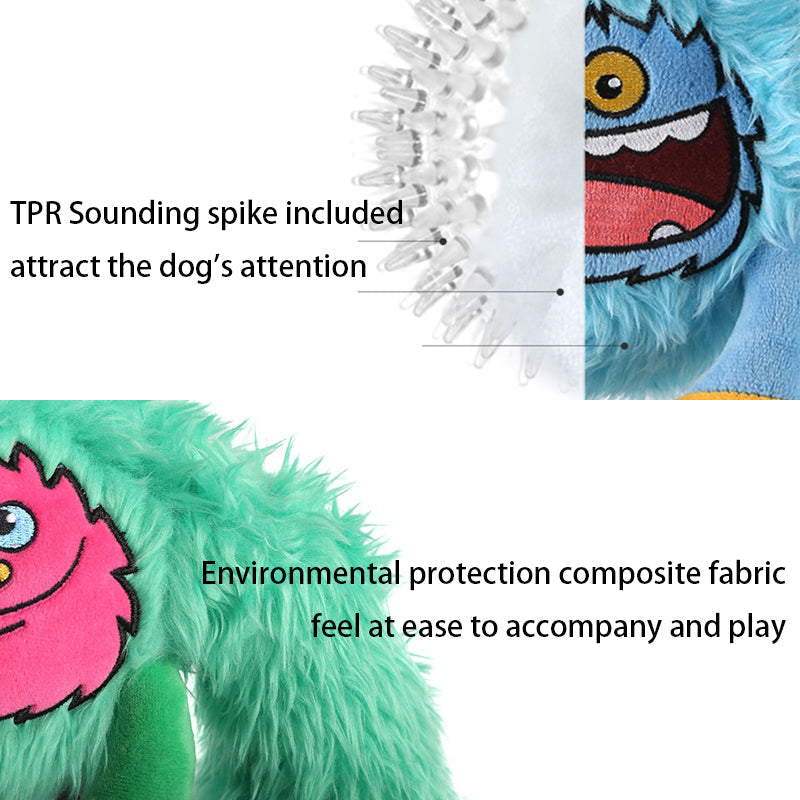 Longfoot Plush Toy Sound Toy Interactive Dog Toy