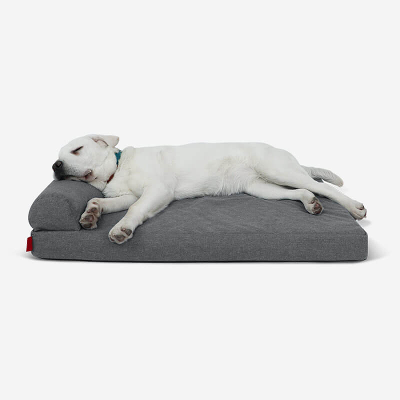 Thick Linen Fabric Removable Orthopedic Waterproof Dog Bed